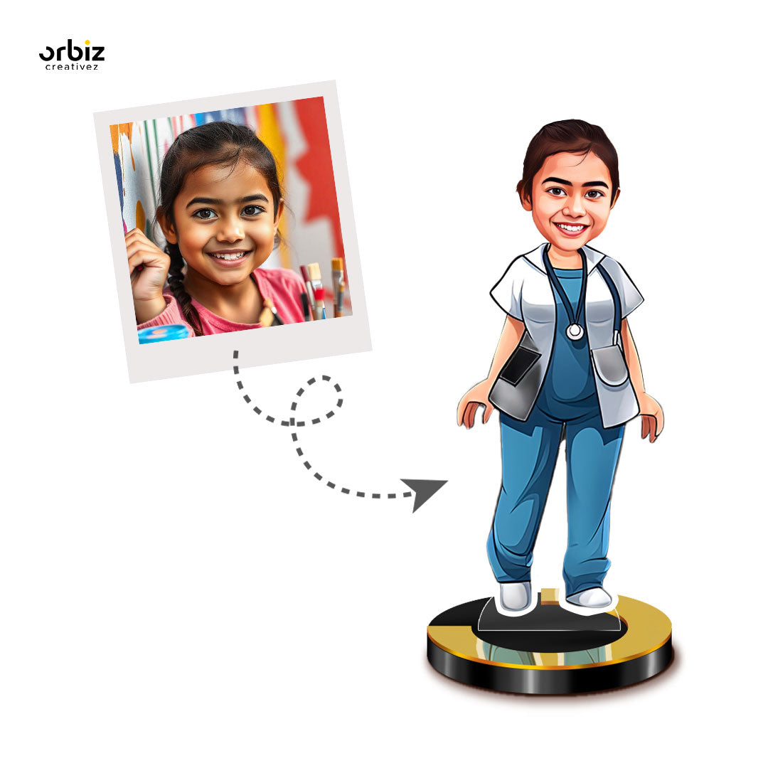 Personalized Mini Me: Doctor Caricature