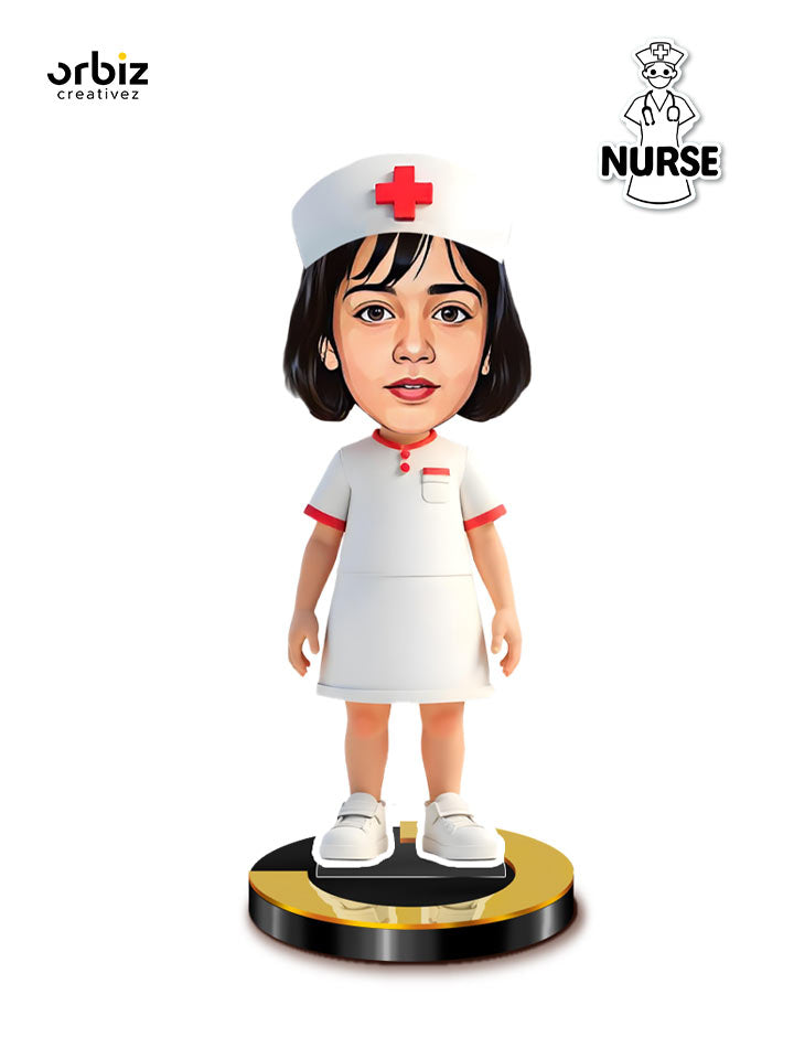 Personalized Mini Me: Nurse Caricature