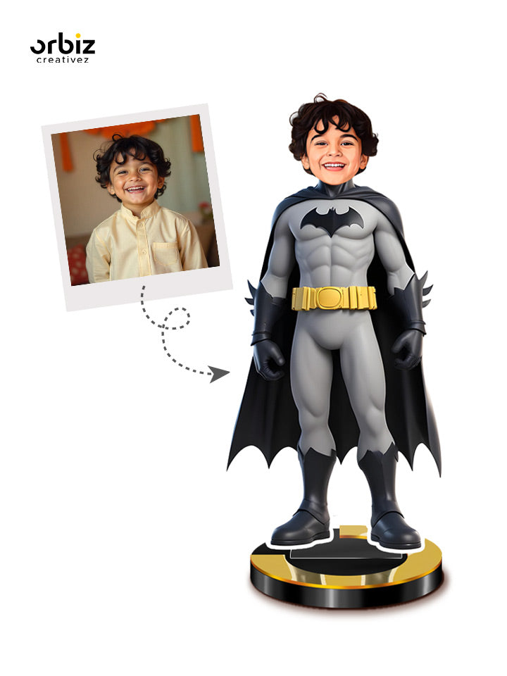 Personalized Mini Me: Bat Man Super Hero