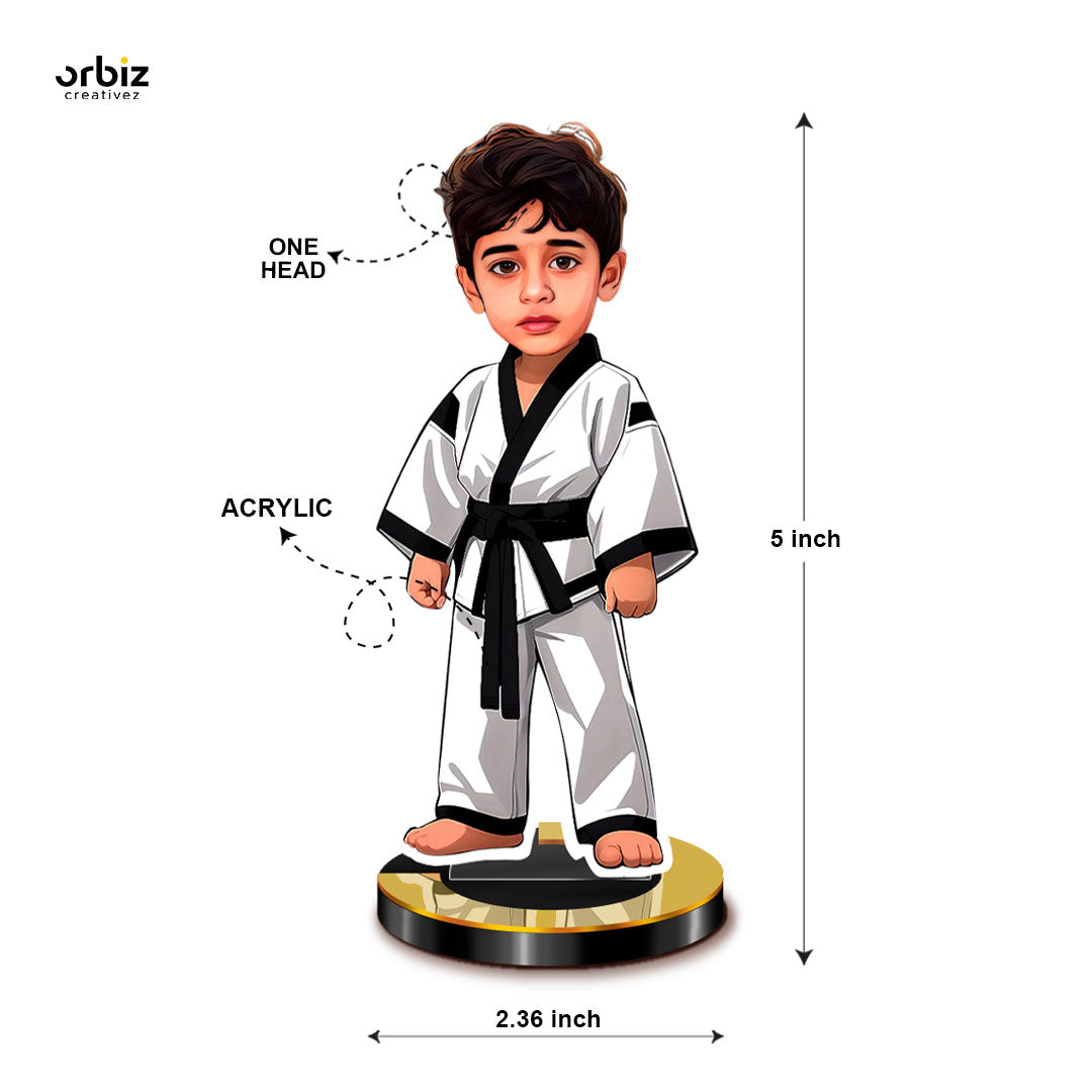 Personalized Mini Me: Karate Kid Caricature