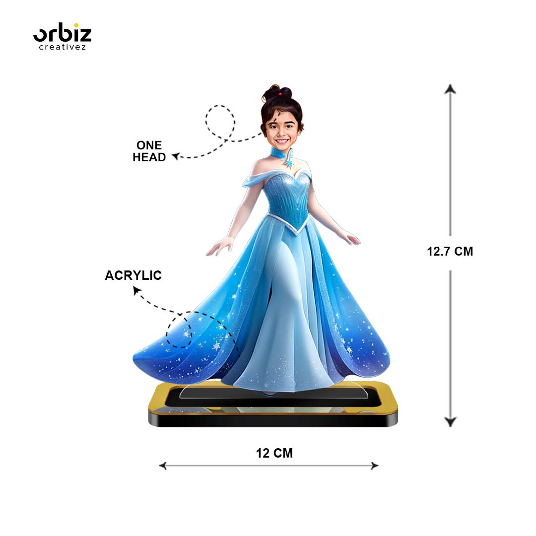 Personalized Mini Me Caricature: Elsa