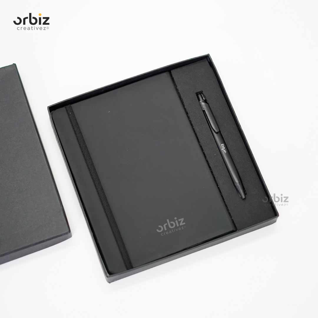 Premium Corporate Gift Set – Executive Diary & Metal Pen Combo