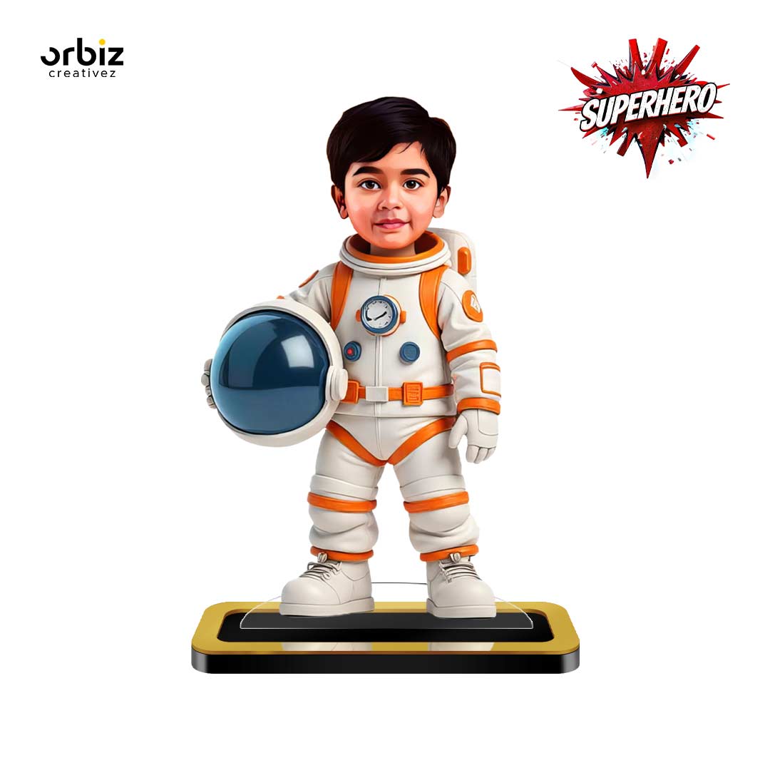 Personalized Mini Me: Astronaut Caricature