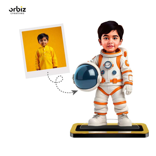 Personalized Mini Me: Astronaut Caricature