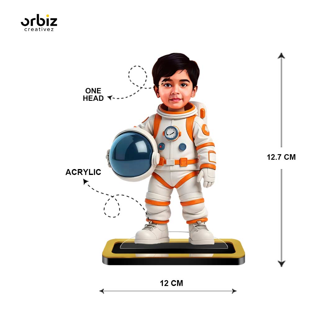 Personalized Mini Me: Astronaut Caricature