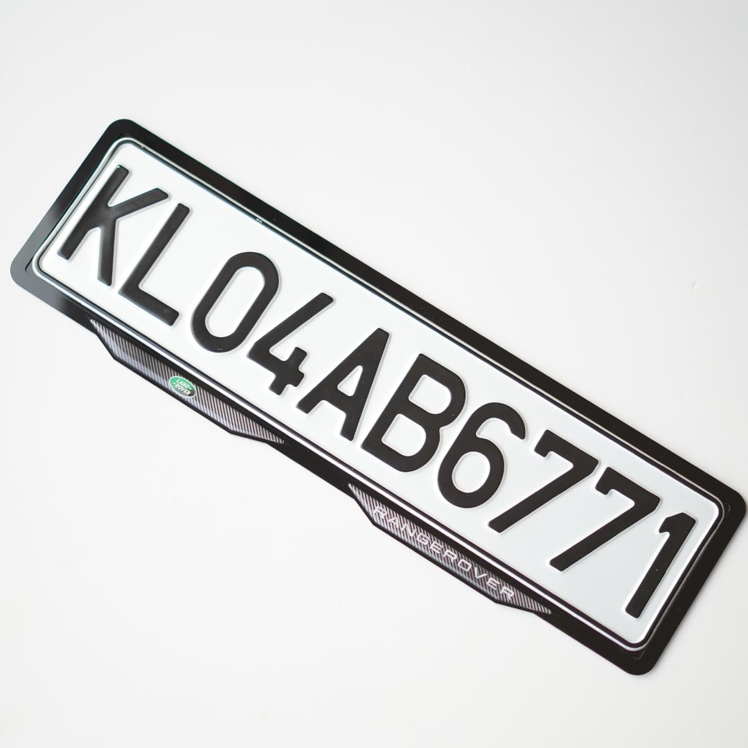 car number plate cover