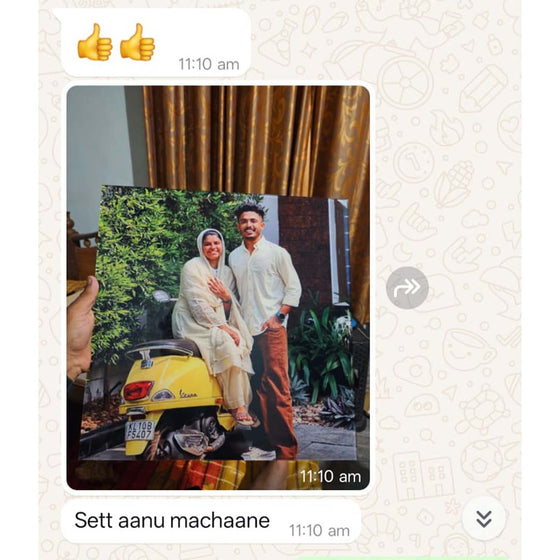 Customer photo of a delivered gift
