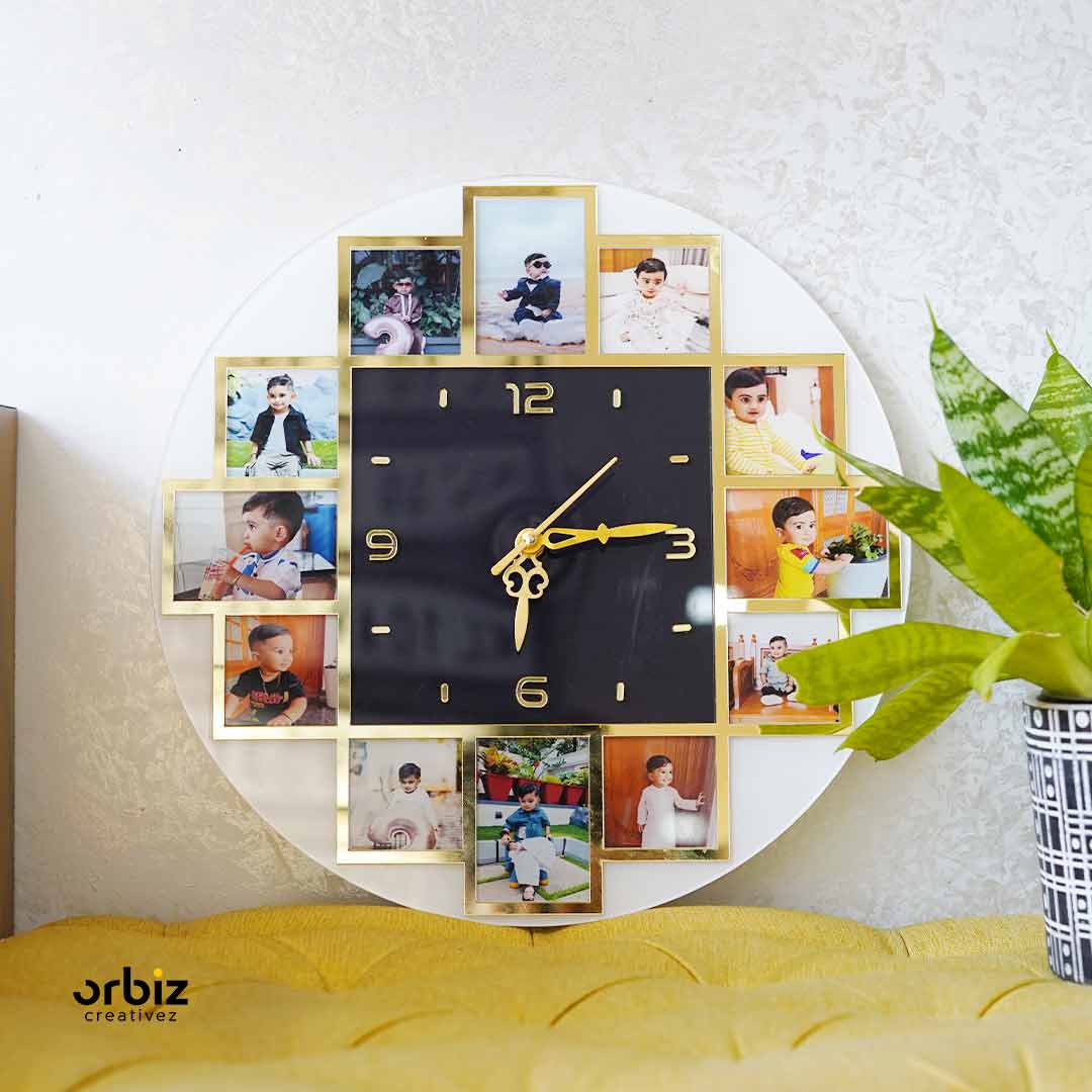 Personalized Photo Printed Clock