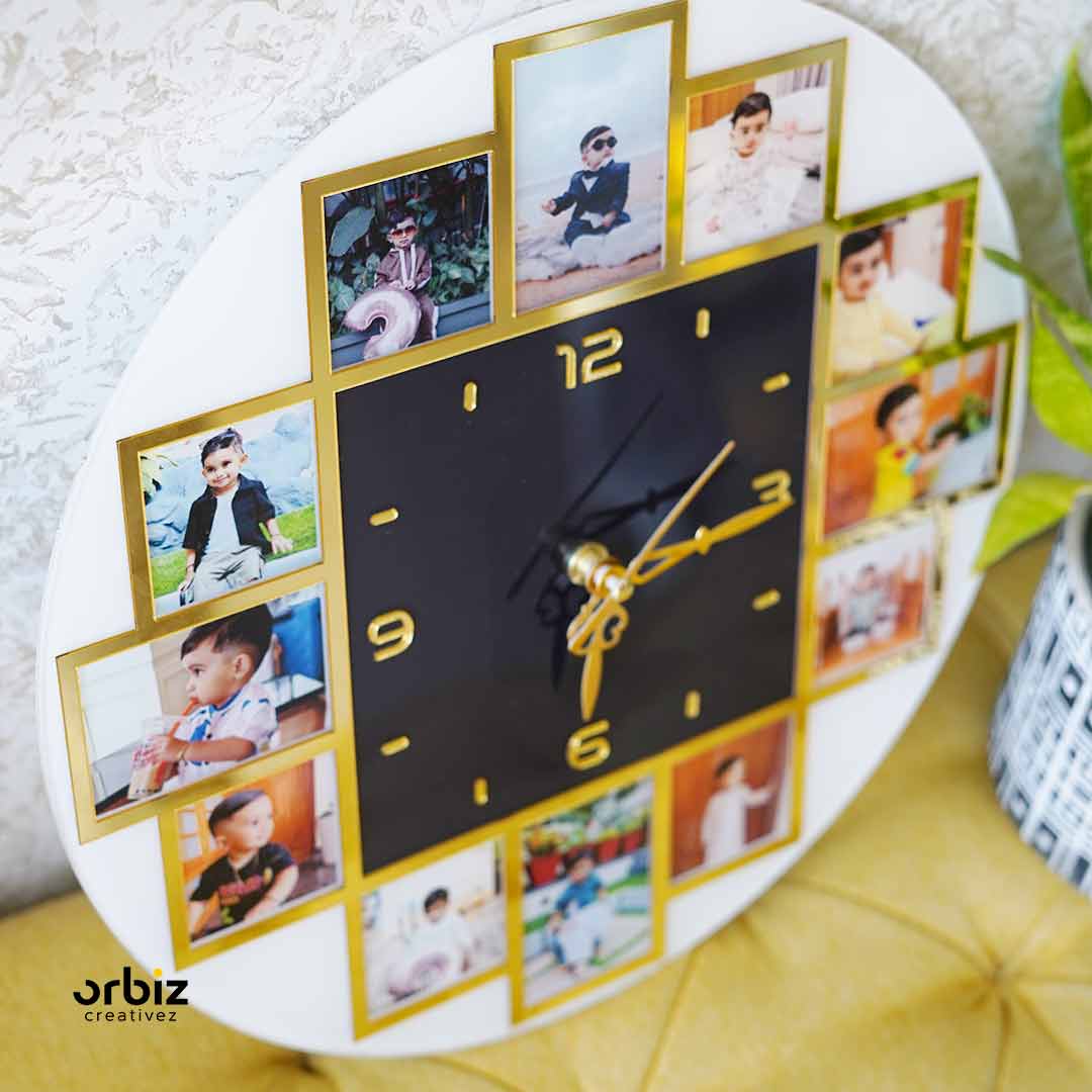 Personalized Photo Printed Clock