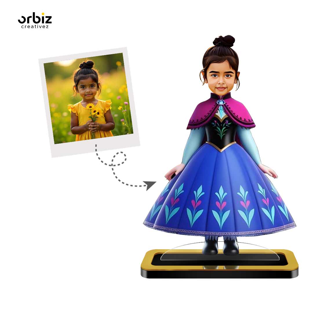 Personalized Mini Me Caricature: Anna