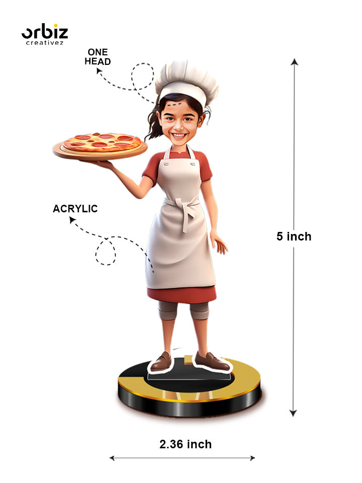 Personalized Mini Me: Kids Chef Caricature