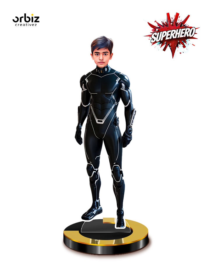 Personalized Mini Me: Black Panther Super Hero