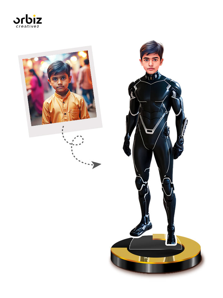 Personalized Mini Me: Black Panther Super Hero