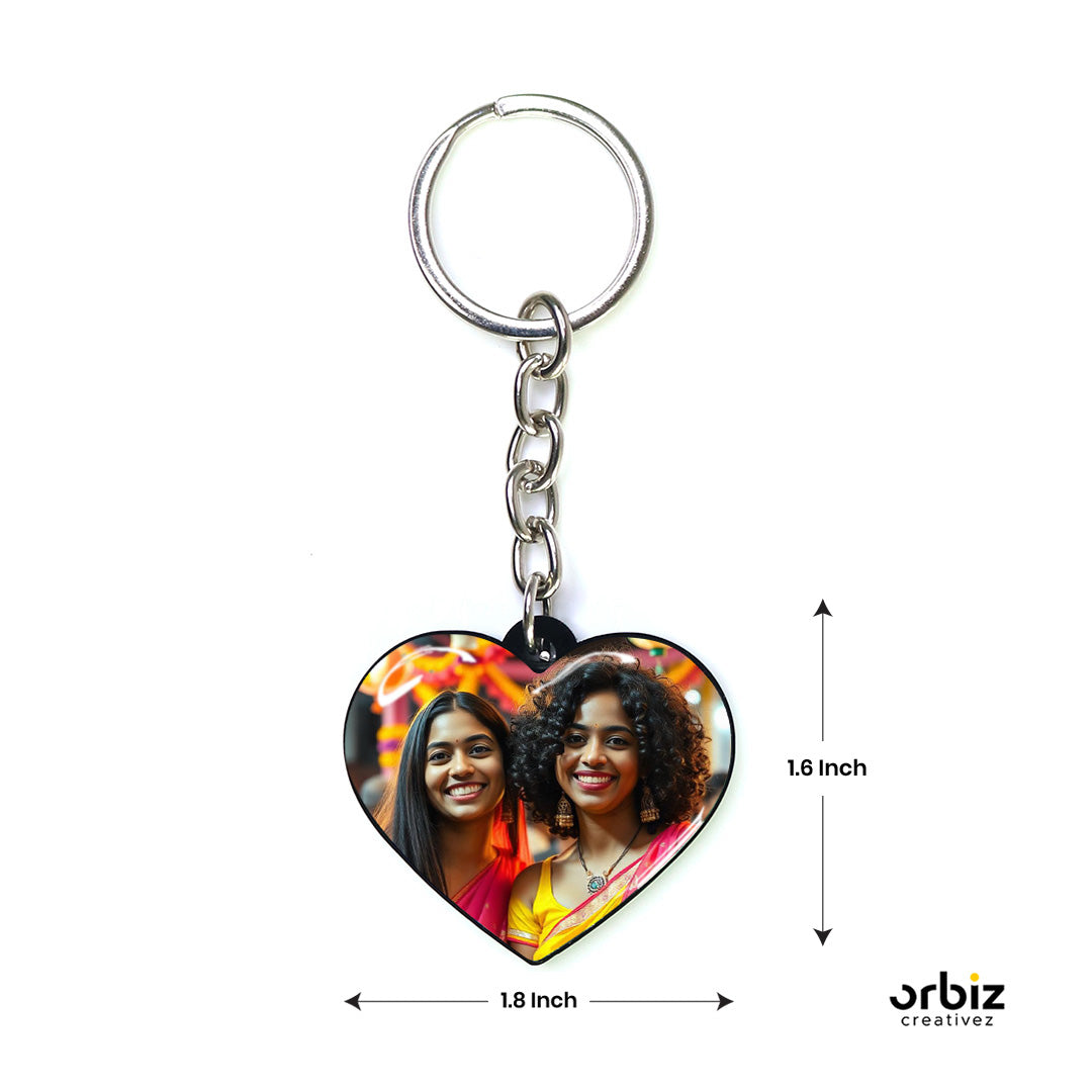 Friends Photo Keychain