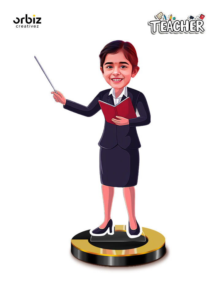 Personalized Mini Me: Teacher Caricature