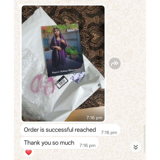 Customer photo of a delivered UV frame