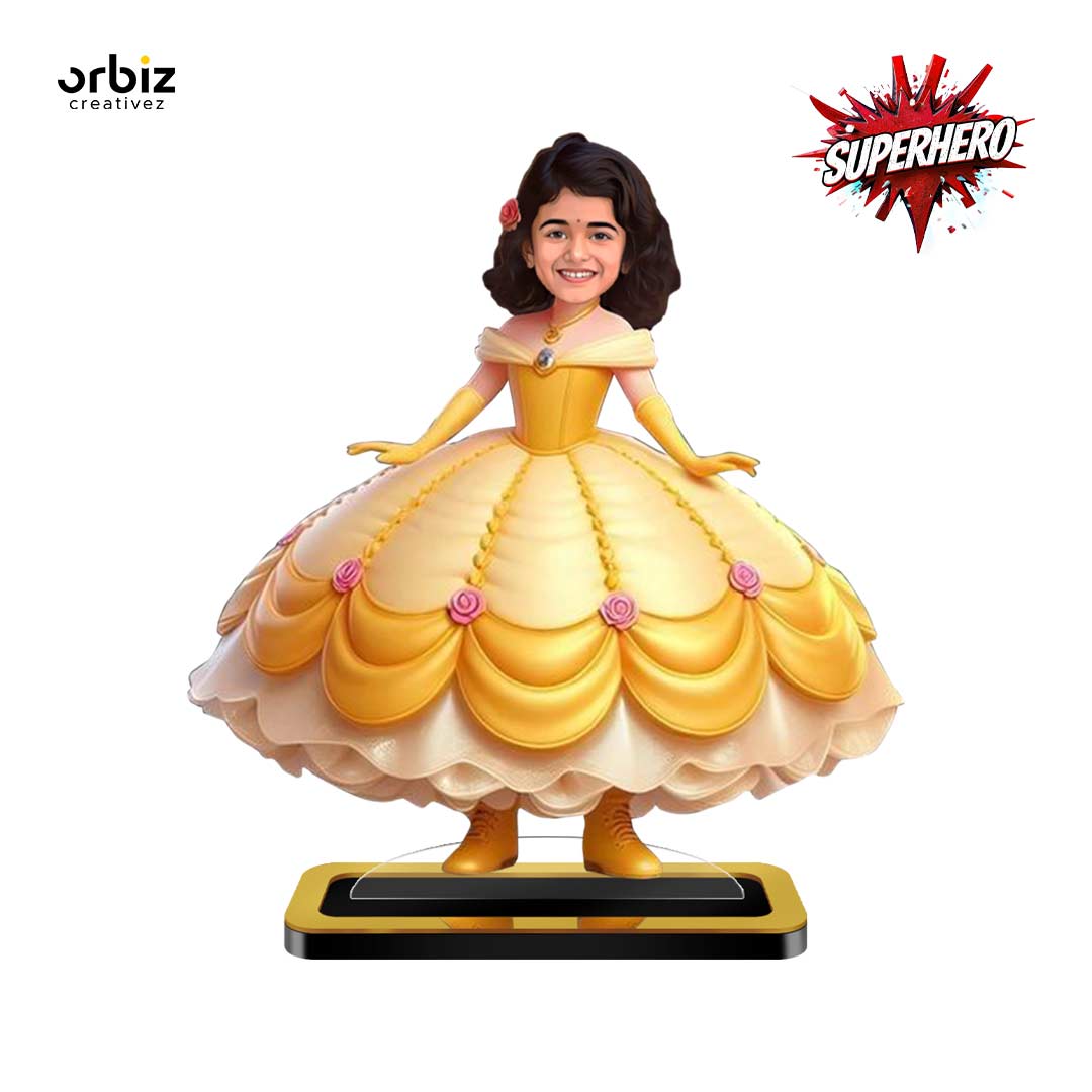 Personalized Mini Me Caricature: Belle