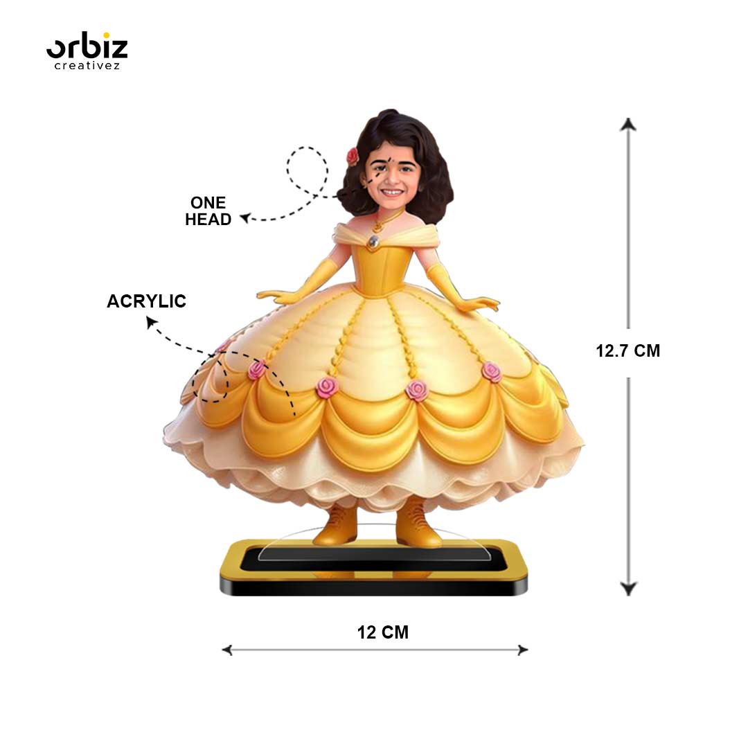 Personalized Mini Me Caricature: Belle