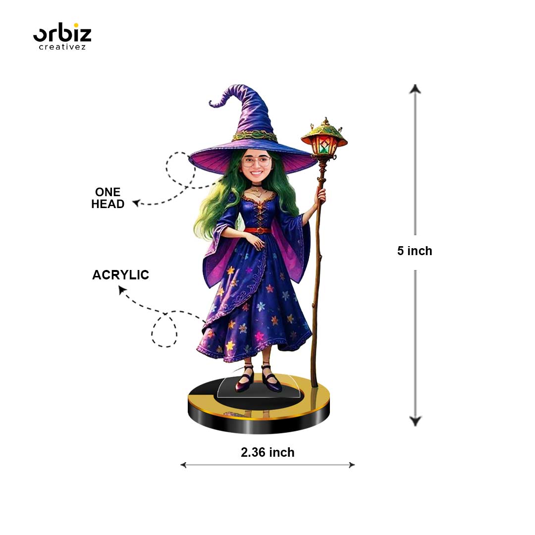 Personalized Mini Me Caricature: The Witch