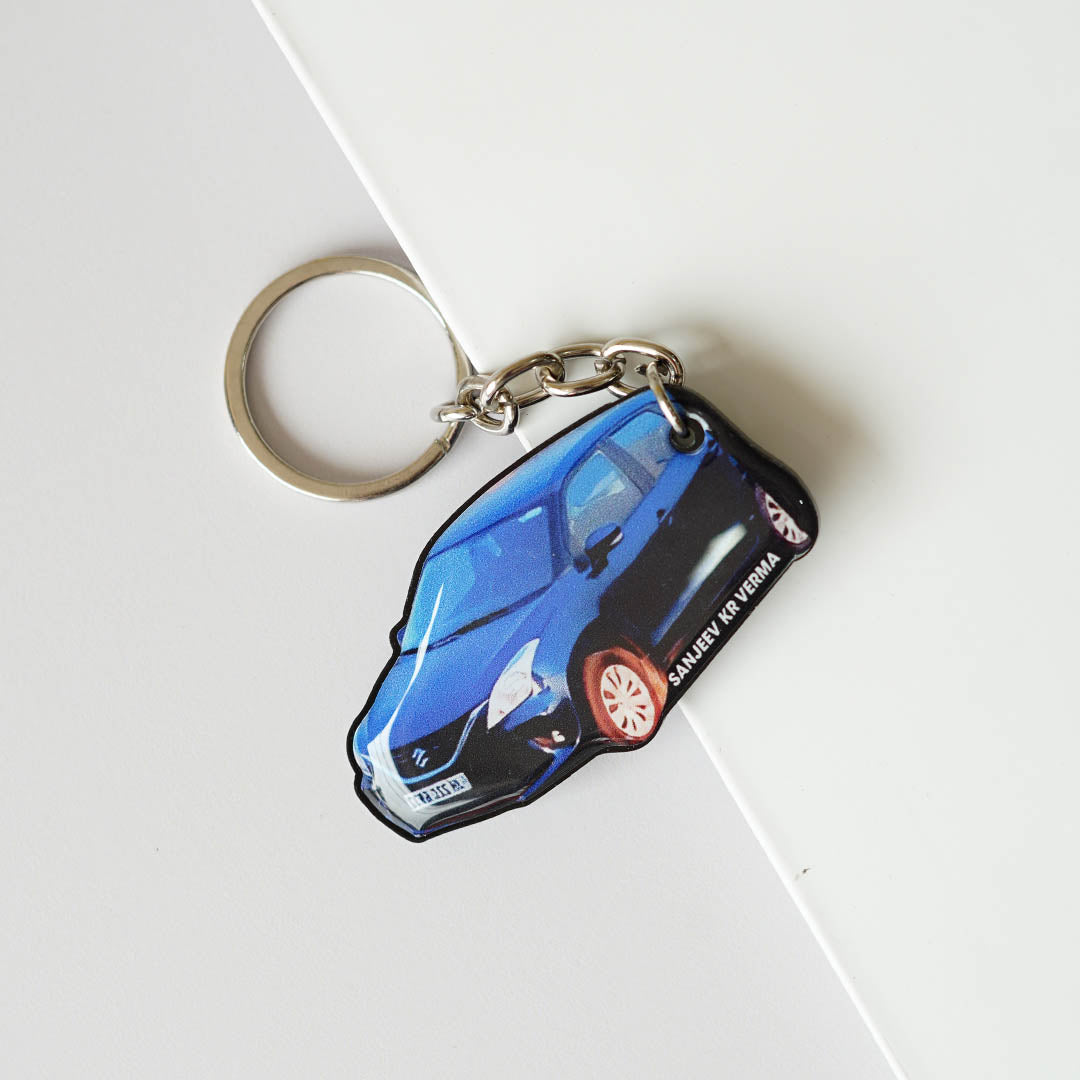 Customized Car Shape Keychain - Orbiz Creativez