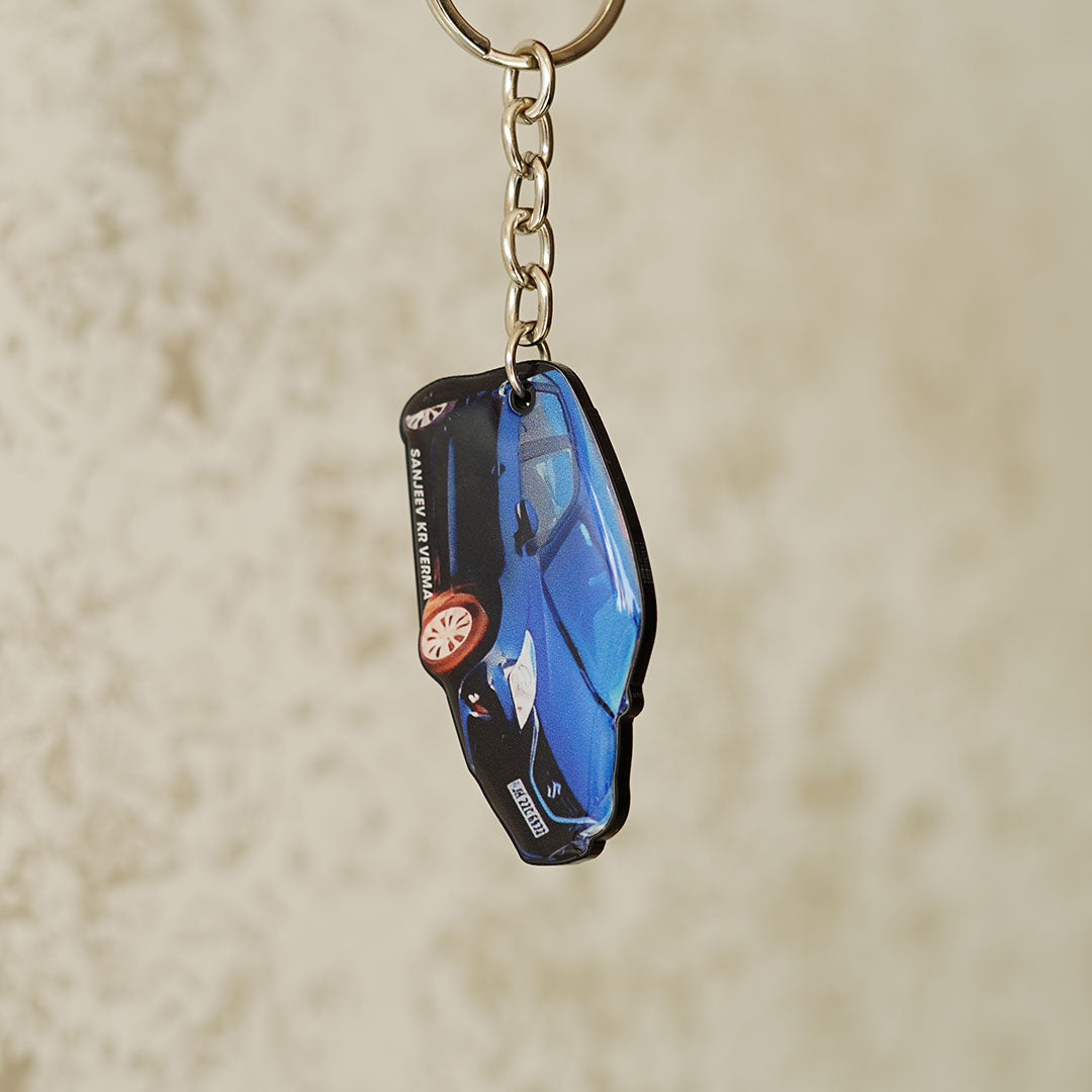 Customized Car Shape Keychain - Orbiz Creativez