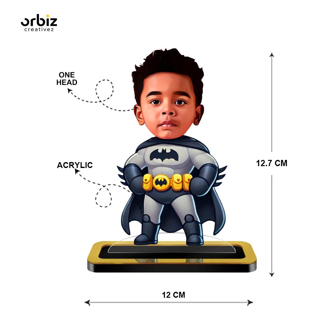 Personalized Mini Me: Bat Man Caricatures