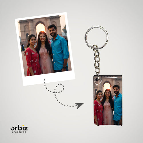 Friends Photo Printed Keychain