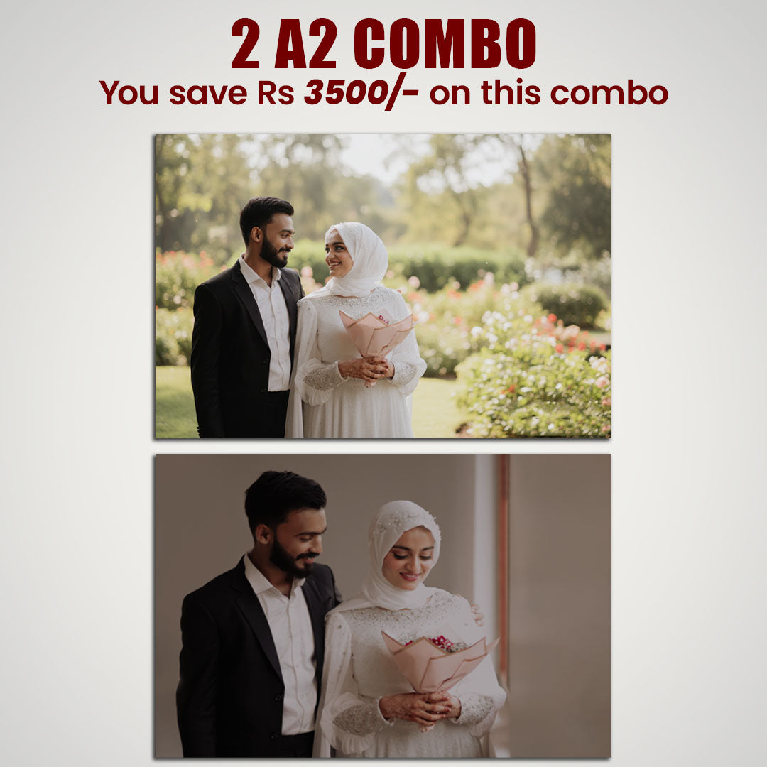 ദമ്പതികൾ യുവി പ്രിൻ്റ് ചെയ്ത അക്രിലിക് വാൾ മൗണ്ട് ഫ്രെയിംലെസ്സ് ചിത്ര ഫോട്ടോ/പോസ്റ്റർ ഫ്രെയിം വാർഷികം, ജന്മദിനം, പ്രത്യേക നിമിഷം (കനം 3 എംഎം, പോർട്രെയ്റ്റ്)