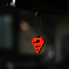 Superman Car Mirror hanging