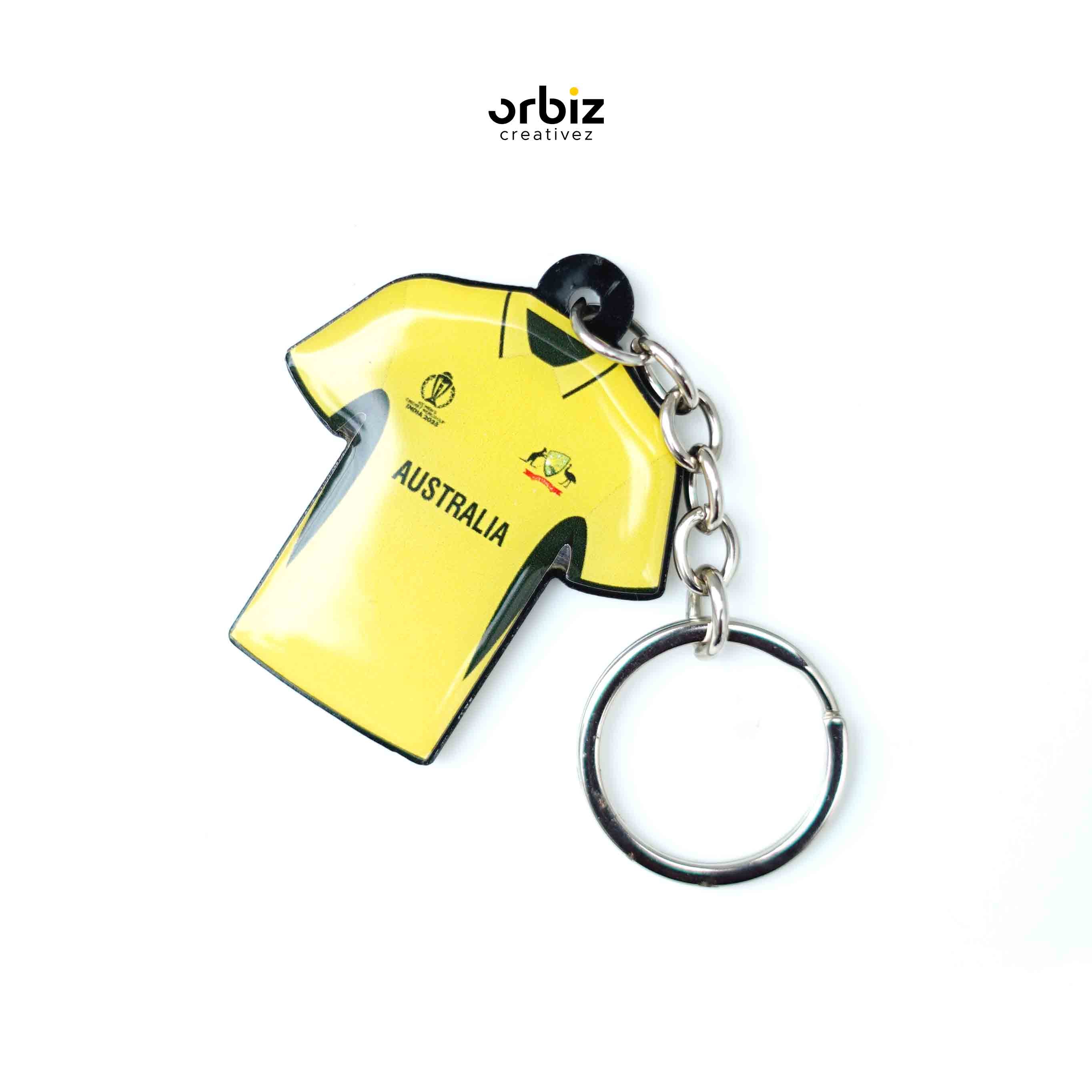 Australia Cricket Jersey Keychain - Orbiz Creativez