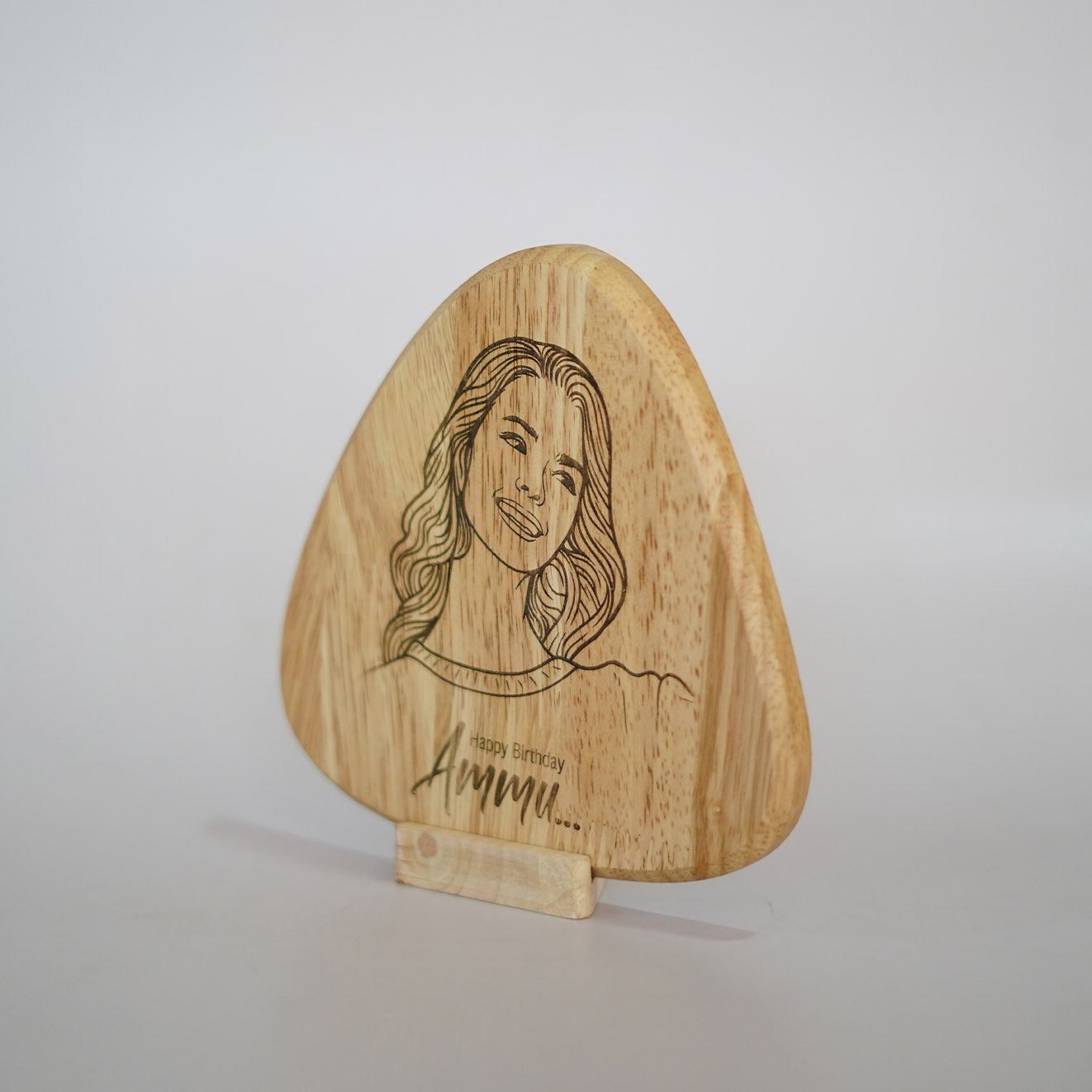 Engraved Wooden Photo Frame For Birthday