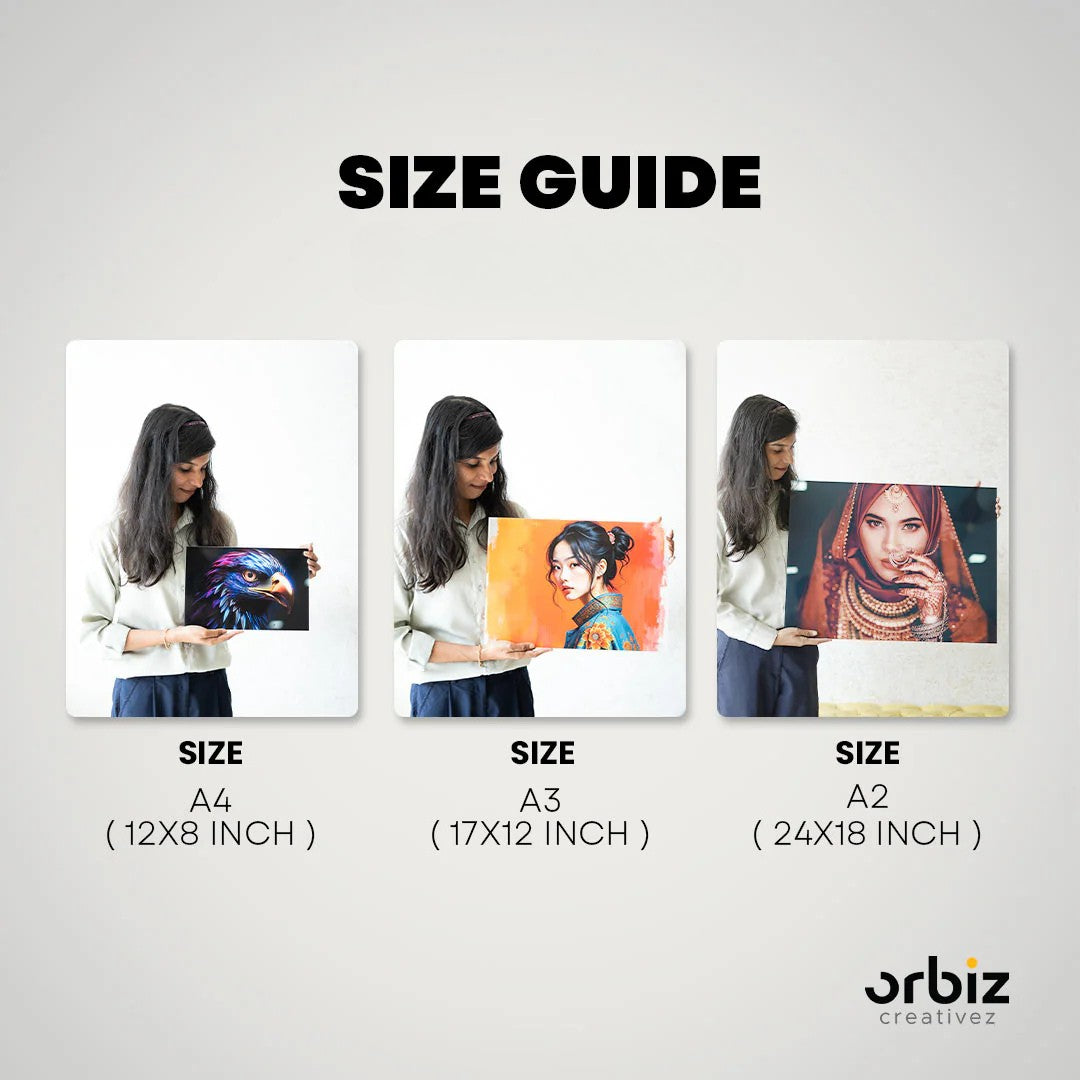 Uv Photo Frame A4 UV Acrylic Photo Frame - Personalized Photo Printing | Orbiz Creativez