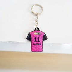 Customized Rajasthan Royals Jersey Keychain