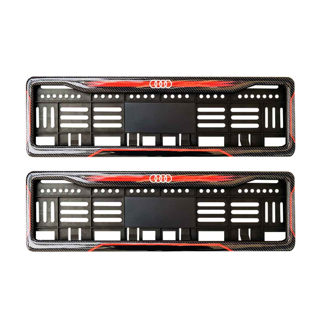 car number plate gel frame