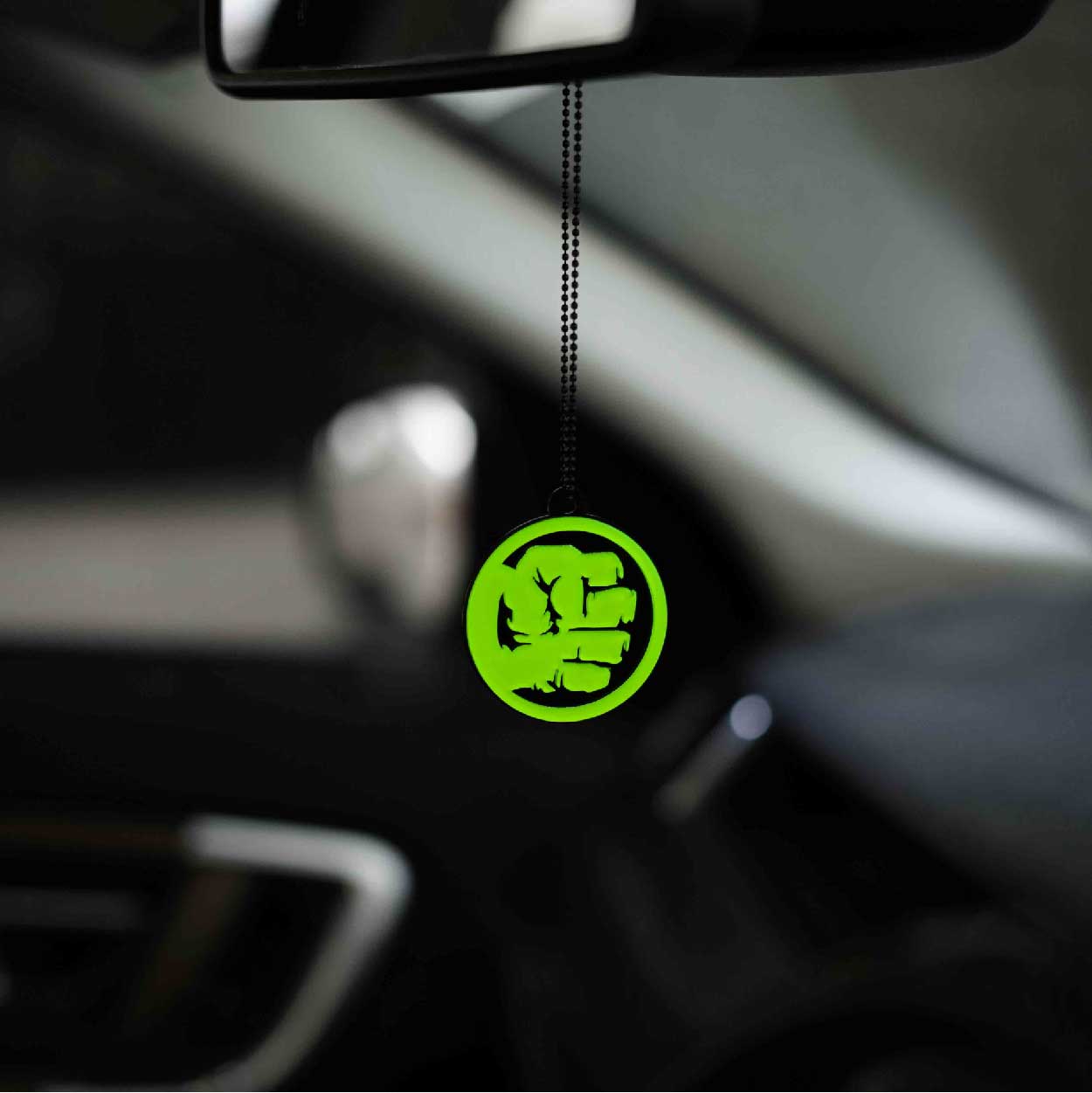 hulk car mirror hanging