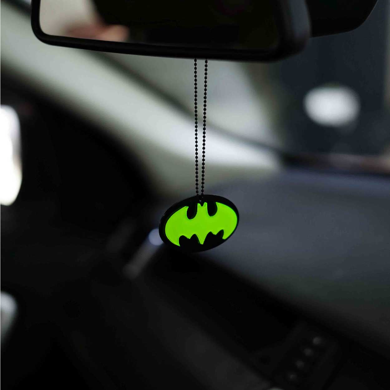 Acrylic batman car mirror hanging