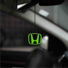 Fluorescent Green Honda Car Mirror Hanging