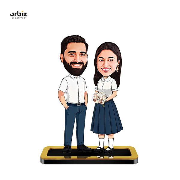 Personalized Couple Mini Me Caricature