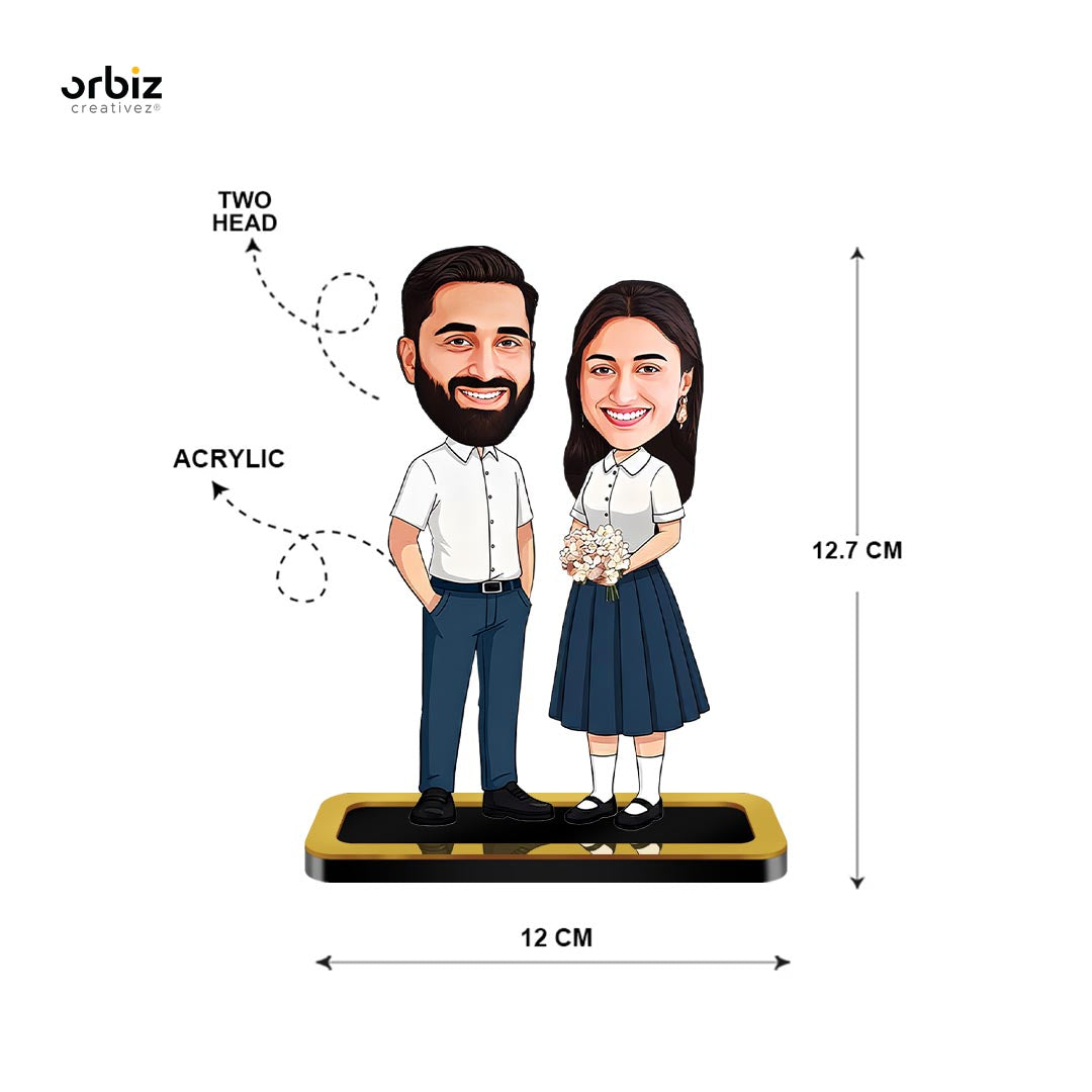 Personalized Couple Mini Me Caricature