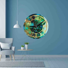 Resin Textured Acrylic Wall Clock