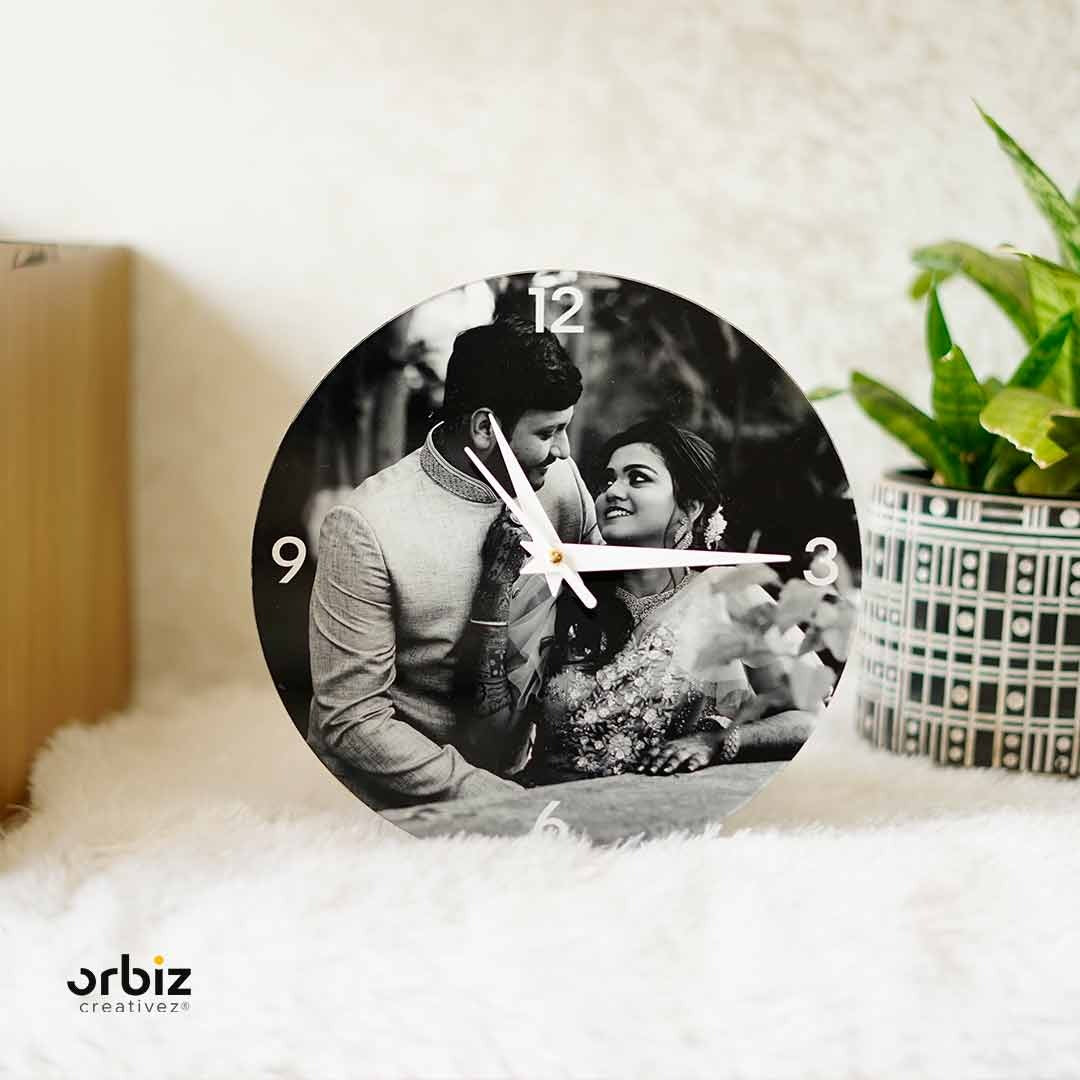 Personalized Mini Photo Clock