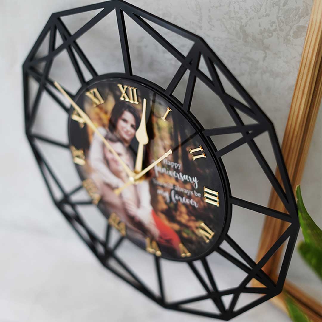 Customized Anniversary Wall Clock