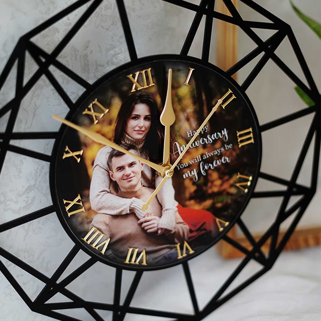 Customized Anniversary Wall Clock