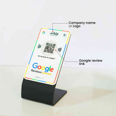 NFC Google Review Stand