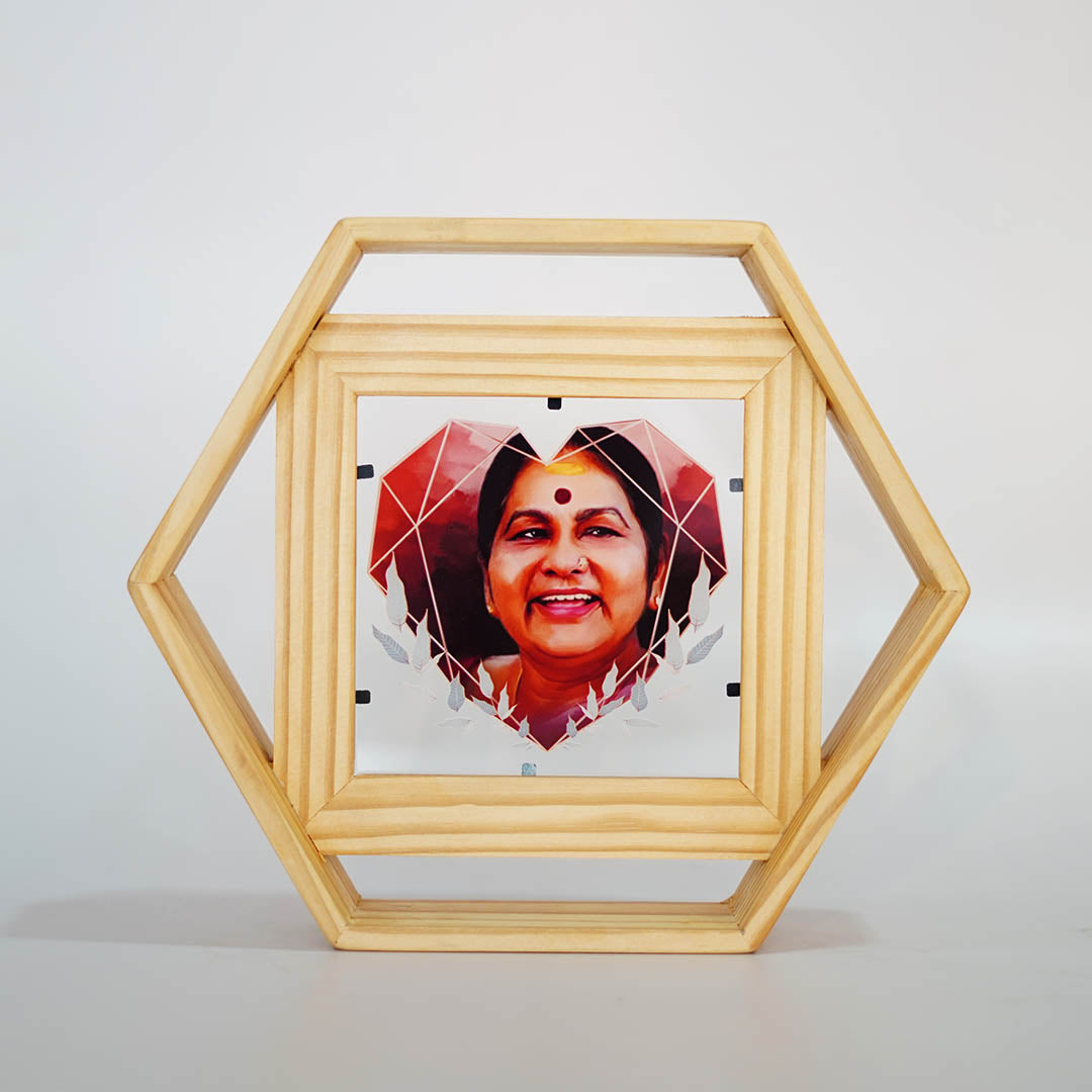 Unique Wooden Photo Frame