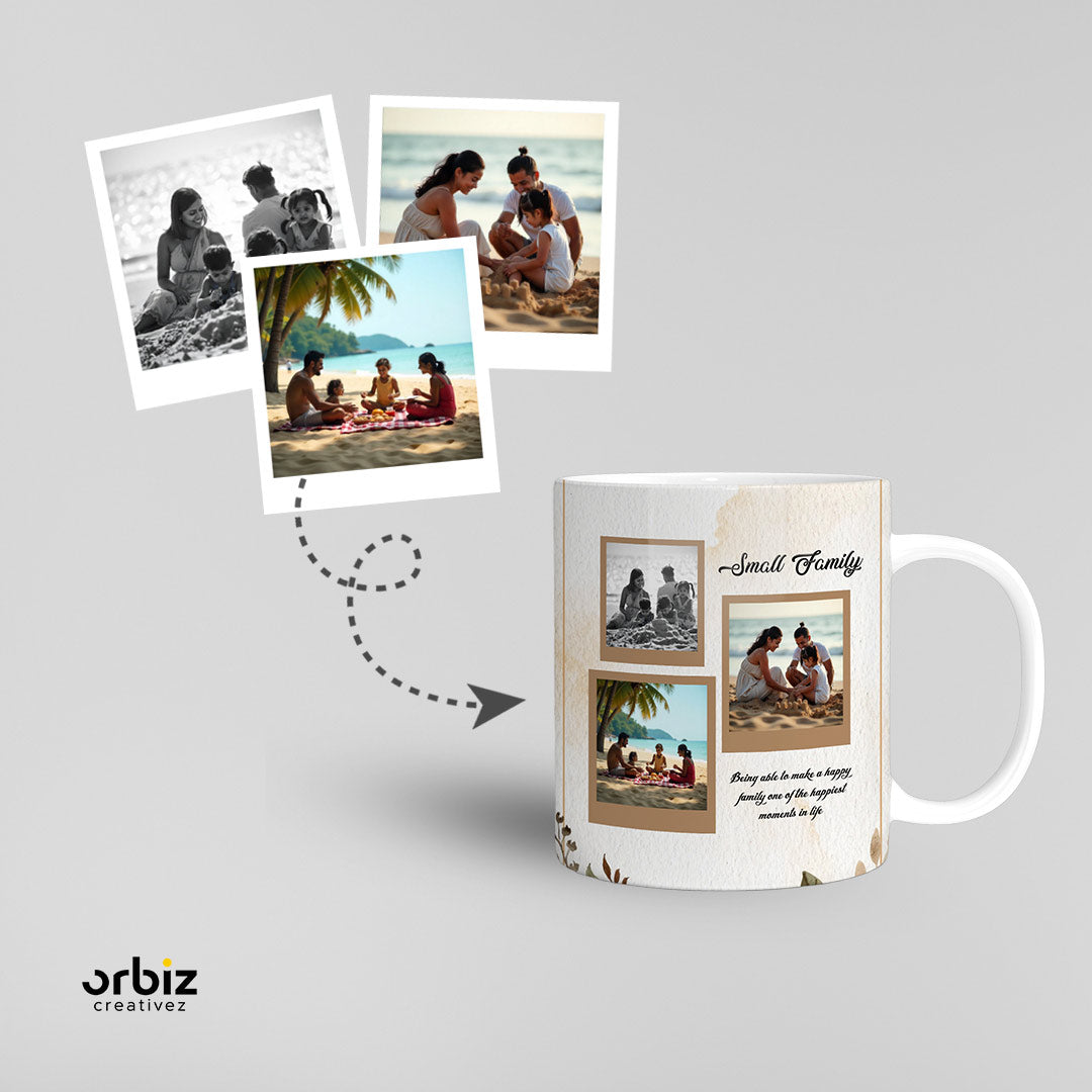 Famly photo printed mug