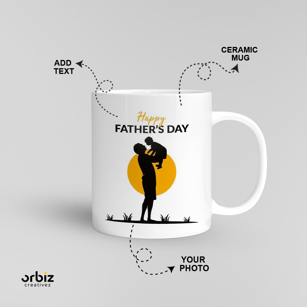 Fathers Day Photo Printed Mug – Orbiz Creativez
