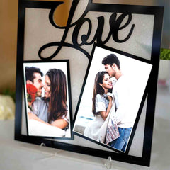 Acrylic Couple Photo Frame