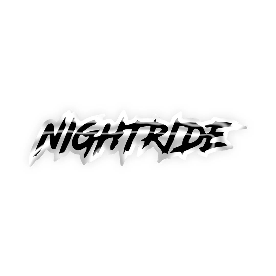 Night Ride Bike Gel Sticker - Orbiz Creativez