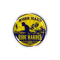 Ride Harder Bike Gel Sticker